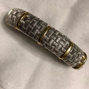 EUC - Vintage Two-Toned Stretch Bracelet